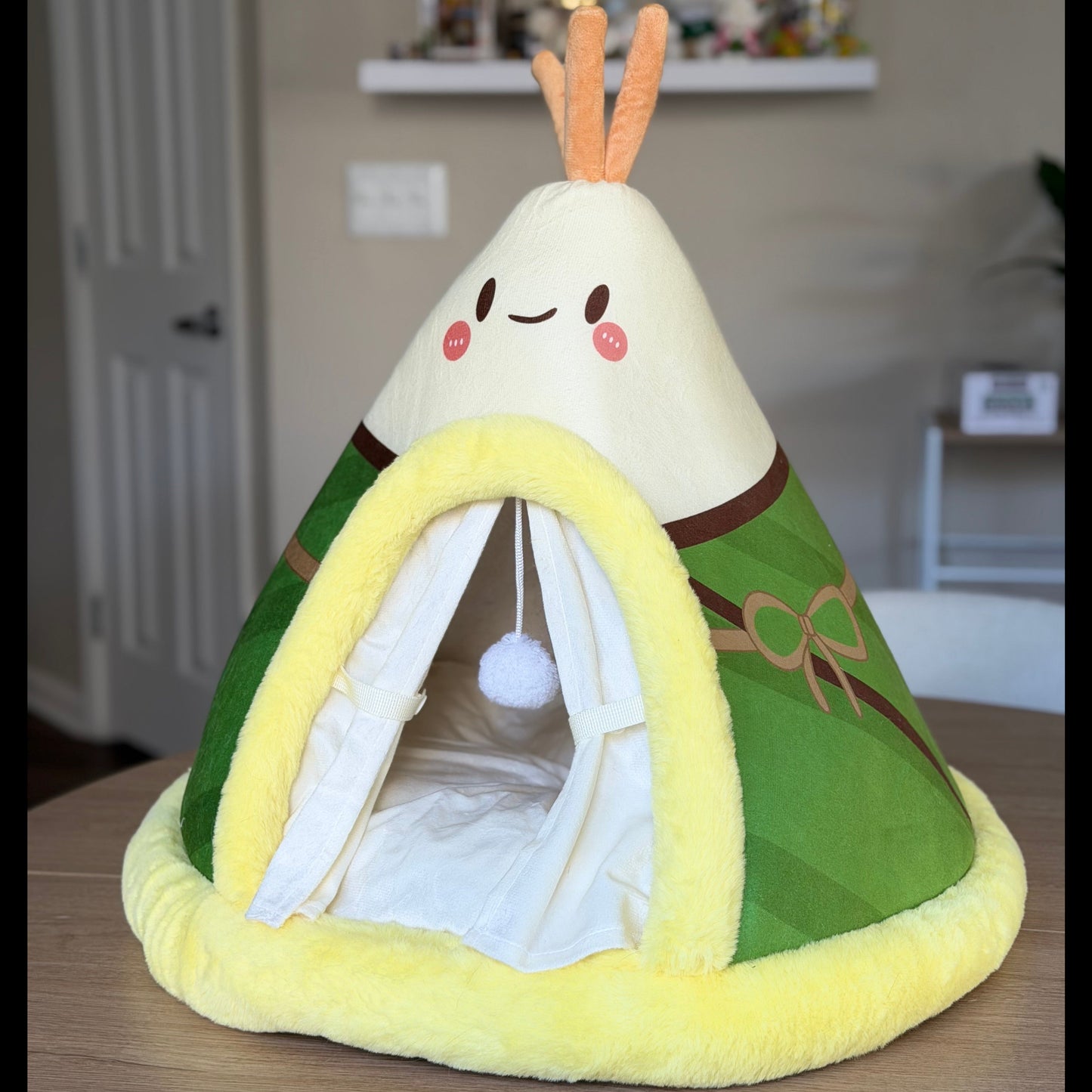 Green onion cone-shaped cat tent